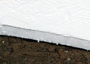 Insulation installed on a crawl space floor in Romulus