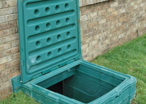 lockable crawl space access door installed in Canandaigua
